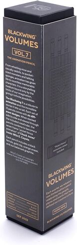 أقلام رصاص Blackwing Volume 7، عدد 12، أقلام رصاص محدودة الإصدار، تصميم مستوحى من الرسوم المتحركة، خشب الأرز البخور، جرافيت ياباني ممتاز in Kuwait