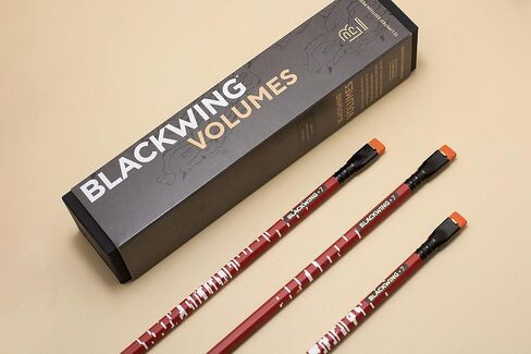 أقلام رصاص Blackwing Volume 7، عدد 12، أقلام رصاص محدودة الإصدار، تصميم مستوحى من الرسوم المتحركة، خشب الأرز البخور، جرافيت ياباني ممتاز in Kuwait