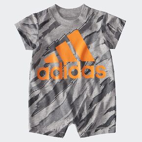 adidas Baby Boy's All Over Print Cotton Shortie Romper (Infant) in Kuwait