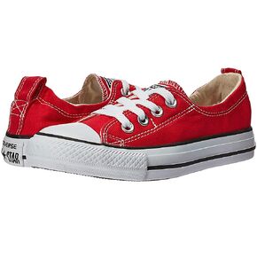 أحذية رياضية من القماش الكتاني الأبيض All Star Ox من Converse للسيدات، باللون الأحمر، مقاس 38.5 EU, شور لاين ريد ومن, 38.5 EU in Kuwait