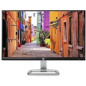 HP 23.8-inch Display Monitor, IPS w/Anti-Glare Full HD 1920x1080 VGA HDMI Edge-to-Edge Screen (24ec, Black with Silver) in Saudi Arabia