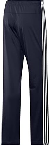adidas Men's Essentials Warm-up Open Hem 3-stripes Tracksuit Bottoms, Black-white, in Kuwait