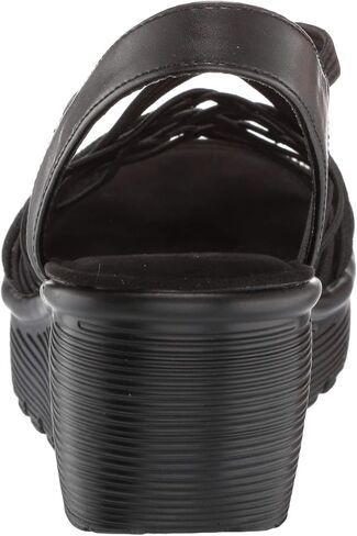 Skechers Women's Parallel-Crossed Wires-Multi Gore Slingback Sandal Wedge in Saudi Arabia