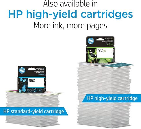 Original HP 962 Magenta Ink Cartridge | Works with HP OfficeJet 9010 Series, HP OfficeJet Pro 9010, 9020 Series | Eligible for Instant Ink | 3HZ97AN in Kuwait