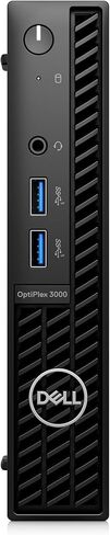 Dell OptiPlex 3000 Desktop Computer - Intel Core i5 12th Gen i5-12500T Hexa-core (6 Core) 2 GHz - 8 GB RAM DDR4 SDRAM - 256 GB M.2 PCI Express NVMe 3.0 x4 SSD - Micro PC - Black in Kuwait