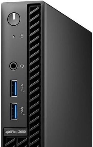 Dell OptiPlex 3000 Desktop Computer - Intel Core i5 12th Gen i5-12500T Hexa-core (6 Core) 2 GHz - 8 GB RAM DDR4 SDRAM - 256 GB M.2 PCI Express NVMe 3.0 x4 SSD - Micro PC - Black in Kuwait