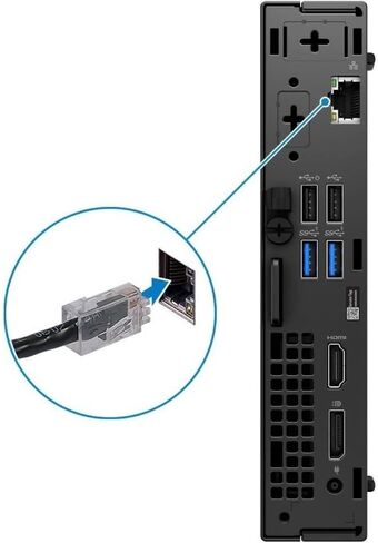 Dell OptiPlex 3000 Desktop Computer - Intel Core i5 12th Gen i5-12500T Hexa-core (6 Core) 2 GHz - 8 GB RAM DDR4 SDRAM - 256 GB M.2 PCI Express NVMe 3.0 x4 SSD - Micro PC - Black in Kuwait