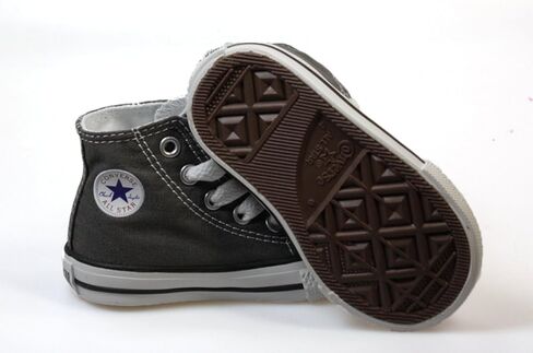 Converse Kids' Chuck Taylor All Star Canvas High Top Sneaker, charcoal, 5 M US Toddler in Saudi Arabia
