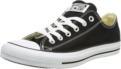 Converse Unisex Classic Chuck Taylor All Star Low Top Sneakers (10 B(M) US Women / 8 D(M) US Men, Black) in Saudi Arabia