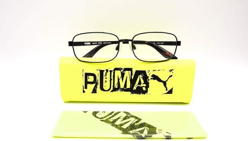 Puma Junior Child Black Titanium Eyeglasses PJ0026-001 in Saudi Arabia