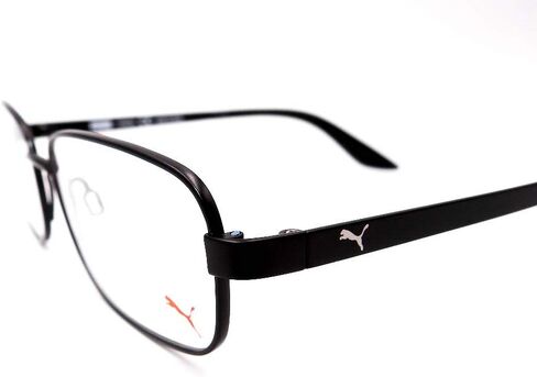 Puma Junior Child Black Titanium Eyeglasses PJ0026-001 in Saudi Arabia