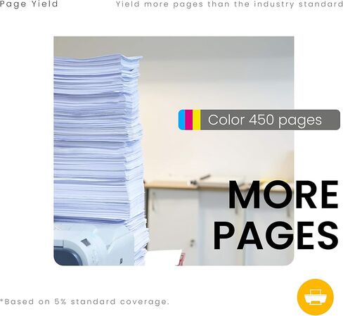 خرطوشة حبر ملونة 62XL | خرطوشة حبر معاد تصنيعها ATOPINK 62 XL | استبدال خرطوشة حبر HP 62XL 62 (1 ثلاثية الألوان) تعمل مع سلسلة Envy 5540 7640 5640 5660 ، OfficeJet 5740 Mobile 200 250 in Kuwait