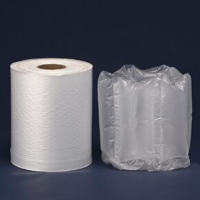 Air Cushion Double Film PK002, Air Bubble Void Filling Bags 984 ft X 15 3/4 in X 6 in per Roll Inflatable Packaging Air Bubble Bag, Working with T8/T30 Air Cushion Machine