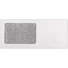 LUXPaper #10 Commercial Flap Business Envelopes | Return Service Requested | 4 1/8" x 9 1/2" | Bright White | 24lb. Text | 50 Qty in Kuwait