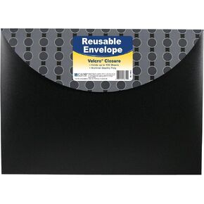 C-Line Reusable Poly Envelope, Hook and Loop Closure, Side Loading, Letter Size, Pack of 10, Assorted Colors (58030) in Saudi Arabia