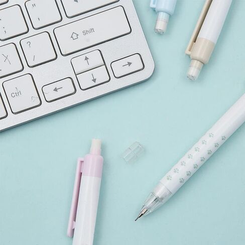 Geluode 8 Pieces Cute Mechanical Pencil, Cute Cat Paw Press Automatic Mechanical Pencils for Kids Students Office School Supplies, 0.5 mm in Saudi Arabia
