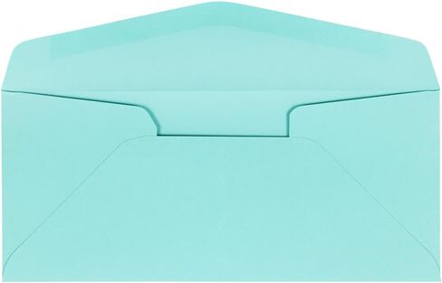JAM PAPER A6 Premium Invitation Envelopes - 4 3/4 x 6 1/2 - Aqua Blue - 50/Pack in Saudi Arabia
