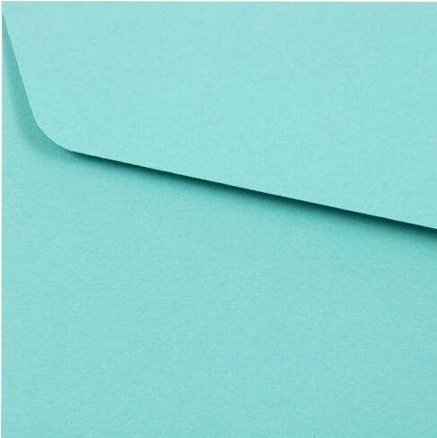 JAM PAPER A6 Premium Invitation Envelopes - 4 3/4 x 6 1/2 - Aqua Blue - 50/Pack in Saudi Arabia