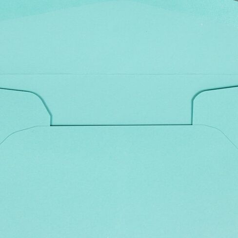 JAM PAPER A6 Premium Invitation Envelopes - 4 3/4 x 6 1/2 - Aqua Blue - 50/Pack in Saudi Arabia