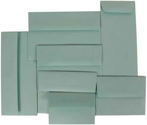 JAM PAPER #10 مظاريف Business Premium - 4 1/8 x 9 1/2 - أزرق مائي - 50/عبوة in Kuwait
