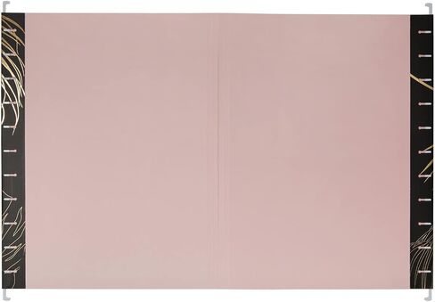 12 Pack 1/5 Cut Hanging File Folders Letter Size, Gold Foil Leaf Designs (3 Designs, 12 x 9 in) in Saudi Arabia