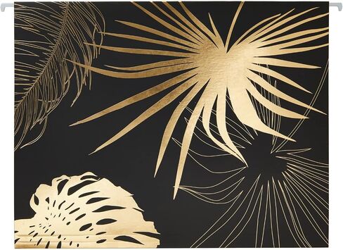 12 Pack 1/5 Cut Hanging File Folders Letter Size, Gold Foil Leaf Designs (3 Designs, 12 x 9 in) in Saudi Arabia