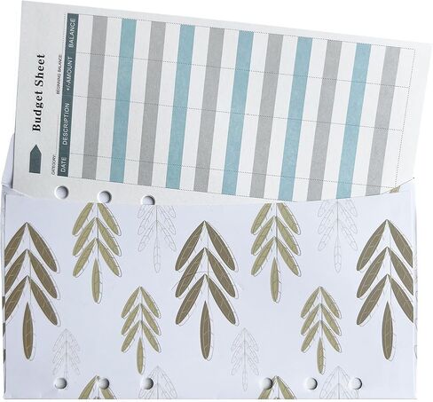 12 Pcs Cash Envelope for A6 binder with 6 holes, Budget Envelopes for Budget Planner Organizer Inserts (animal) in Kuwait