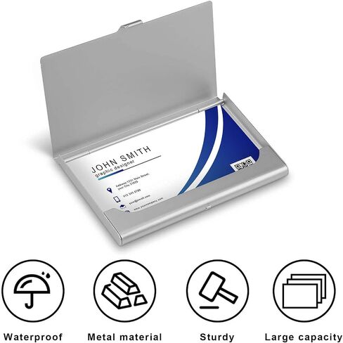 Scary Shark Teeth Business Card Holder Cute Card Cases ID Credit Wallet Carrier in Saudi Arabia