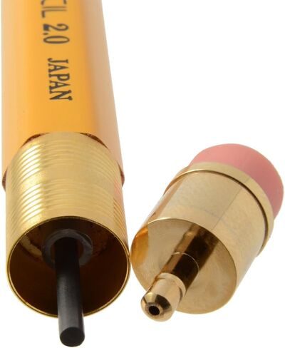 OHTO Mechanical Pencil Wood Sharp with Eraser 2.0, 2.0mm, Black Body (APS-680E-Black) in Saudi Arabia