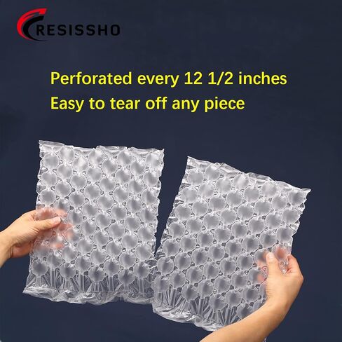 Air Cushion Double Film PK002, Air Bubble Void Filling Bags 984 ft X 15 3/4 in X 6 in per Roll Inflatable Packaging Air Bubble Bag, Working with T8/T30 Air Cushion Machine in Kuwait