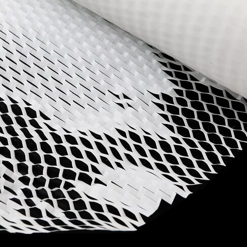 Faotup 15x118 inches Cushioning Paper Mesh Packing Paper Suitable for Porcelain Glass Bottle Packing White(1 Roll) in Saudi Arabia