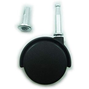 Hnfshop 4pcs/Set Furniture Swivel Caster/Wheel w/Socket Chair Light Duty Replacement (Dia 1.5 inches w/Brake)