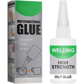 غراء عالمي متعدد الوظائف، غراء زيتي عالي القوة للحام، غراء Uniglue الفائق غراء زيتي عالي القوة مع فوهة دقيقة، لاصق إصلاح غراء الأحذية (20 جم) in Kuwait