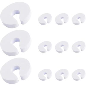 12 قطعة حارس إصبع الباب الطفل التدقيق الباب سدادة C على شكل إصبع قرصة الحرس للحفاظ على الأبواب من الصفق in Kuwait