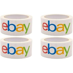 Official Ebay Branded BOPP Packaging Tape - Shipping Supplies (4 Rolls) in Saudi Arabia