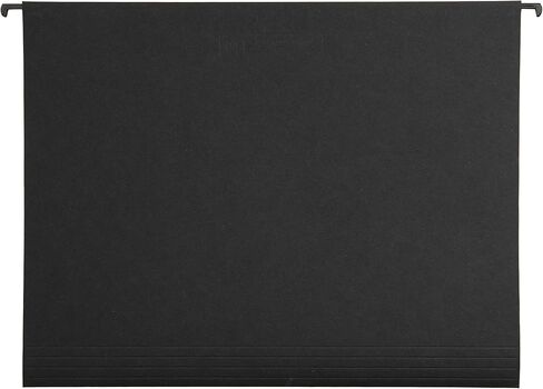 russell+hazel Hanging File Folders, Office Supplies, Black, 11.75'' x 9.3'', 10-Count (62866) in Saudi Arabia
