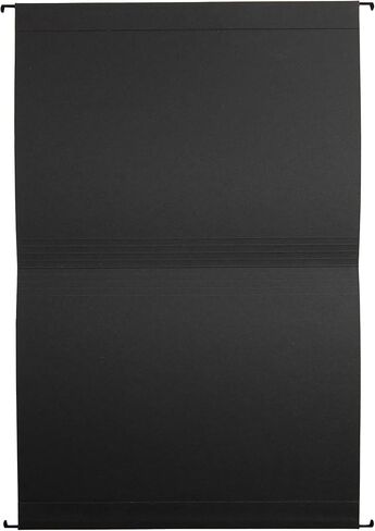 russell+hazel Hanging File Folders, Office Supplies, Black, 11.75'' x 9.3'', 10-Count (62866) in Saudi Arabia