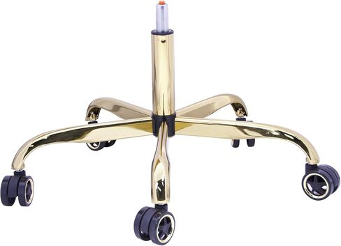 Frassie 28 Inch Office Chair Metal Base Replacement Heavy Duty Computer Chair Base Part with 5 Casters 1 Gas Lift Cylinder in Saudi Arabia