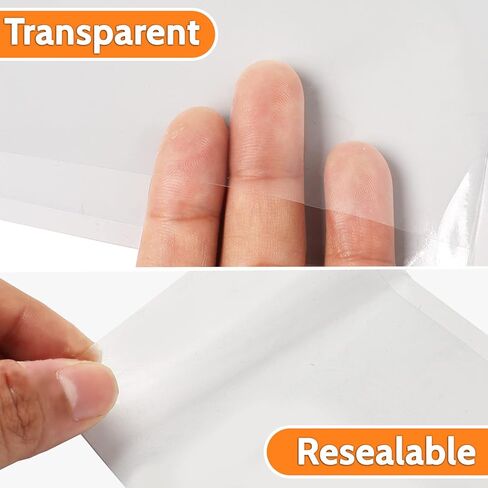 50 قطعة من جيوب بطاقات الفهرسة اللاصقة مقاس 3 × 5 بوصة من Yzzsjc مع 60 ورقة بطاقات فهرسة للتحميل، وحاملات بطاقات فهرسة شفافة للتنظيم، وصندوق تخزين، وصناديق تخزين in Kuwait