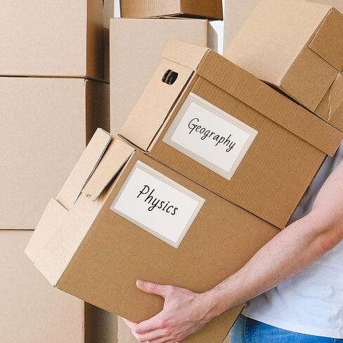 50 قطعة من جيوب بطاقات الفهرسة اللاصقة مقاس 3 × 5 بوصة من Yzzsjc مع 60 ورقة بطاقات فهرسة للتحميل، وحاملات بطاقات فهرسة شفافة للتنظيم، وصندوق تخزين، وصناديق تخزين in Kuwait