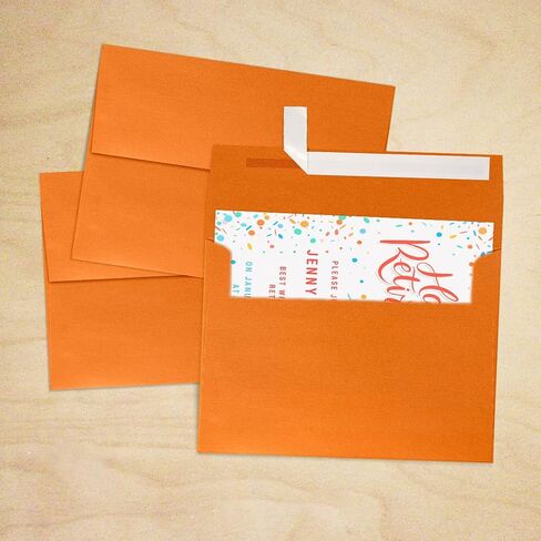 مظاريف دعوة LUXPaper A7 | قشر واضغط | 5 1/4 بوصة × 7 1/4 بوصة | لهب معدني | 80 رطل. نص | 50 الكمية in Kuwait