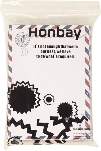 Honbay 50PCS 12.5x17.5cm/4.92x6.89inch Airmail Vintage Kraft Paper Envelopes Invitation Letter Envelopes Airmail Stationery for letters,invitation letter, postcards,etc (Brown) in Kuwait