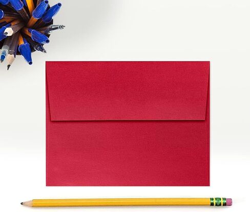 مظاريف دعوة LUXPaper A2 | قشر واضغط | 4 3/8 بوصة × 5 3/4 بوصة | فضي ميتاليك | 80 رطل. نص | 50 الكمية in Kuwait