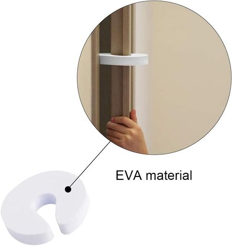12 قطعة حارس إصبع الباب الطفل التدقيق الباب سدادة C على شكل إصبع قرصة الحرس للحفاظ على الأبواب من الصفق in Kuwait