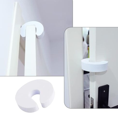 12 قطعة حارس إصبع الباب الطفل التدقيق الباب سدادة C على شكل إصبع قرصة الحرس للحفاظ على الأبواب من الصفق in Kuwait