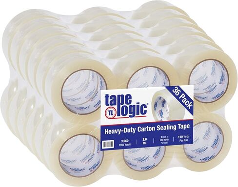 Tape Logic 2 Inch x 110 Yards Tan Acrylic Packing Tape, 2.6 Mil Thick, Pack of 6 Rolls, for Packaging, Shipping, Moving, Home and Office in Saudi Arabia