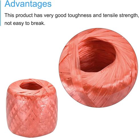 MECCANIXITY Polyester Nylon Plastic Rope Twine Household Bundled for Packing Gardening Craft,200m Length,3color Pack of 3 in Saudi Arabia