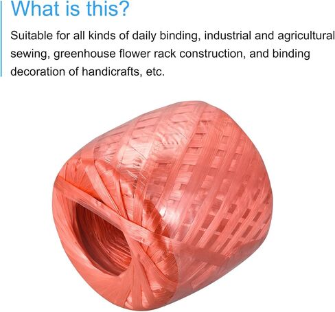 MECCANIXITY Polyester Nylon Plastic Rope Twine Household Bundled for Packing Gardening Craft,200m Length,3color Pack of 3 in Saudi Arabia