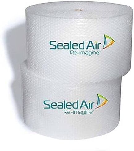 Sealed Air Premium Heavy Duty, Industrial Strength Nylon Barrier Bubble Wrap - 90' Roll in 3 Bubble Size Options (0.25" Bubble) in Saudi Arabia