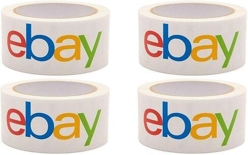 Official Ebay Branded BOPP Packaging Tape - Shipping Supplies (4 Rolls) in Saudi Arabia